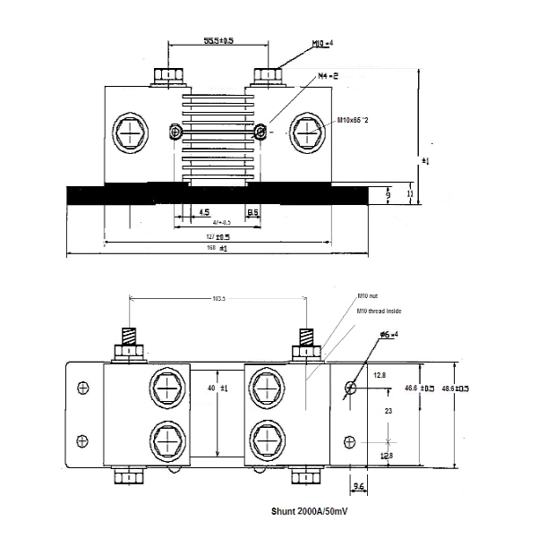 Shunt 2000A/50mV